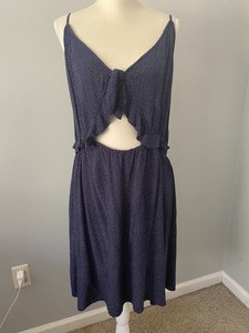 american eagle polka dot dress