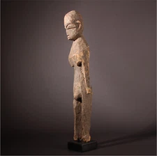 13656 Lobi Bateba Phuwe Altar Figure Burkina Faso Wooden Base Inclusive 52Cm