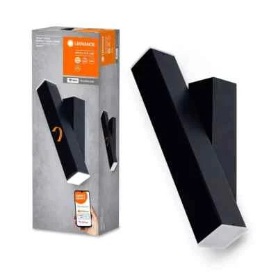 Smart Wandleuchte Orbis Wall Cross Schwarz 12W 1200lm 3000K-6500K Dimmbar WiFi - Bild 1 von 4