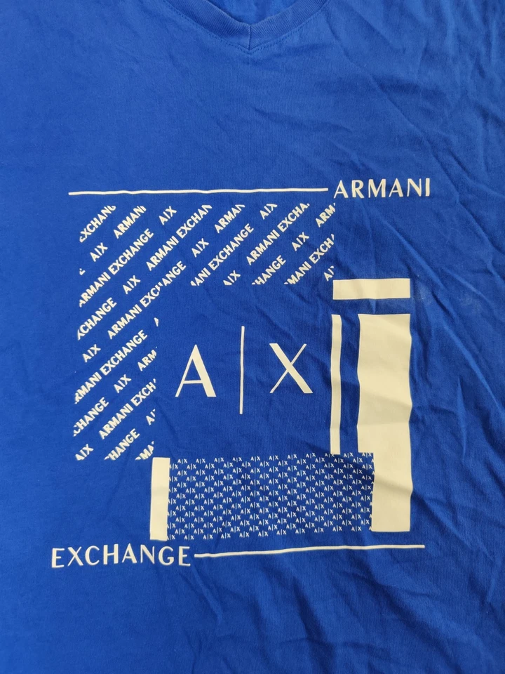 Armani Exchange T-shirt Color Blue Size XXL - Image 4 of 4