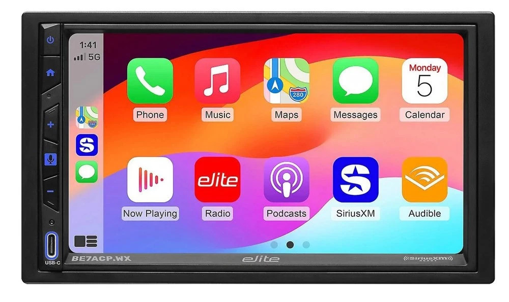 BOSS Audio Elite BE7ACP.WX Double DIN  7 Inch Car Stereo Wireless Apple CarPlay