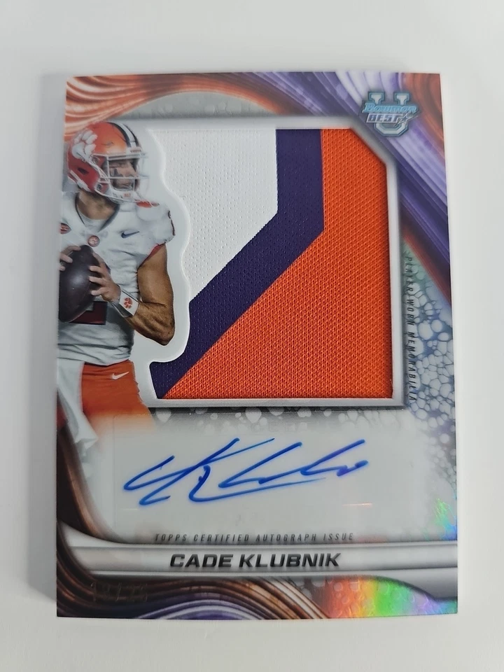 2024 Bowman University's Best - RARE Cade Klubnik Patch Auto /25 - Image 4 of 4
