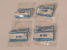 Lot of Four Bimba D-129 Pneumatic Air Cylinder Steel Foot Bracket Accessory