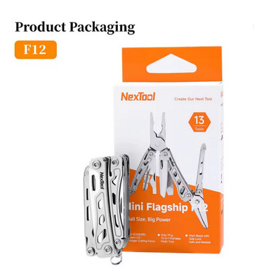 NexTool Keychain Mini Flagship F12 Folding Multi Tool 13 In 1 Screwdriver Pliers