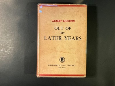 Vintage  Book -  Our of My Later Years - Albert Einstein - 1950