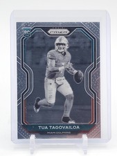 TUA TAGOVAILOA 2020 PRIZM BLACK & WHITE ROOKIE RC #339 DOLPHINS Q5194
