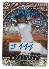 2025 Leaf Baseball Nation Jhostynxon Garcia Auto NA-JG1 Silver Sparkle 6/15