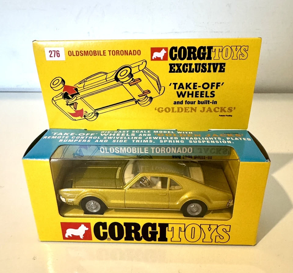 Corgi Toys Model Club Reedición - 276 Oldsmobile Toronado - Nuevo Sin Abrir Foto 3 de 4