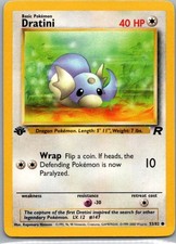 #53/82 Dratini Team Rocket Common First Edition