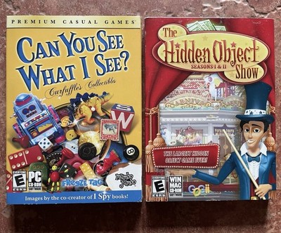Vintage Video Game Lot.  Hidden Object Show 1 & 2. Do You See What I See PC Game