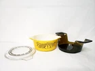 Pyrex Old Orchard 2 1/2 QT 475-B With Promo Harvest Lid 475-C Vintage 1970s EXC