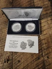 2024 S Morgan & Peace Dollar Silver Reverse Proof Two-Coin Set w/ OGP Box & COA