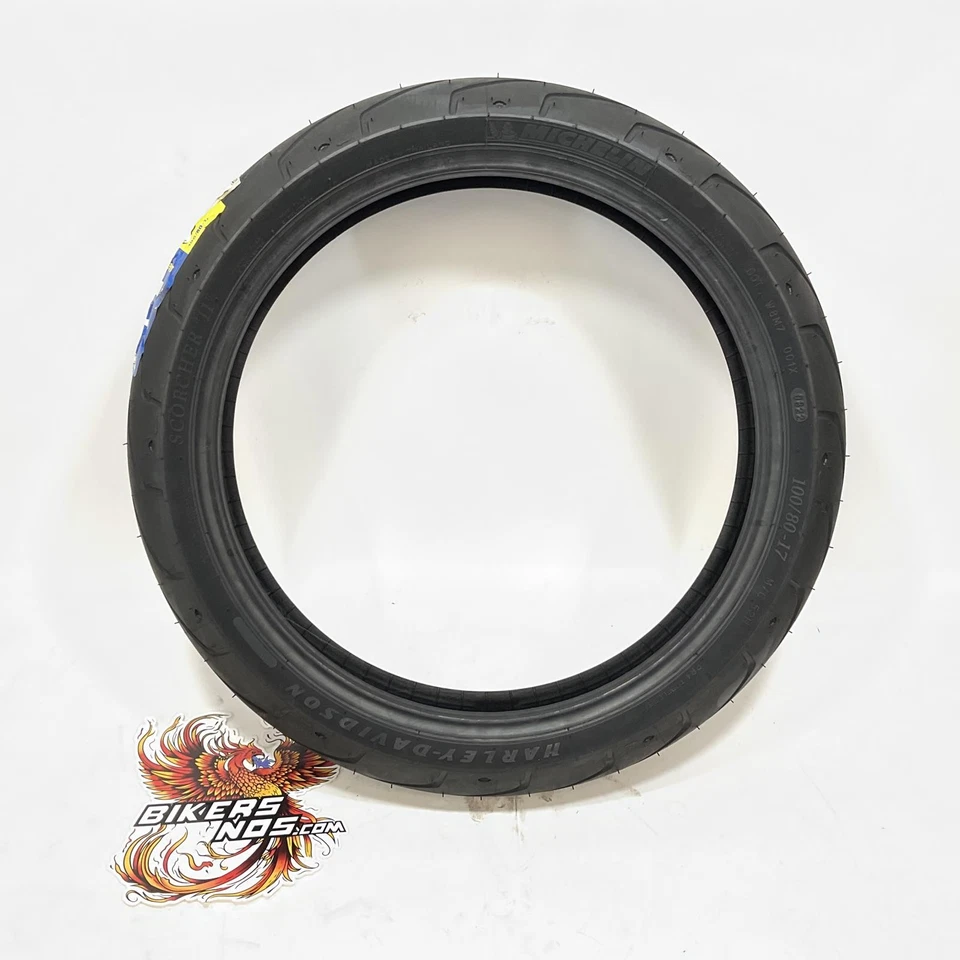 Neumático delantero Michelin Harley Scorcher 11 100/80-17 Blackwall 17" 43100017 Foto 2 de 4