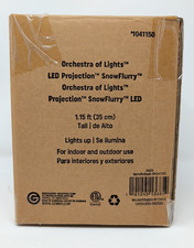 Gemmy Orchestra of Lights LED Projecton Snowflurry Christmas Light 1041150