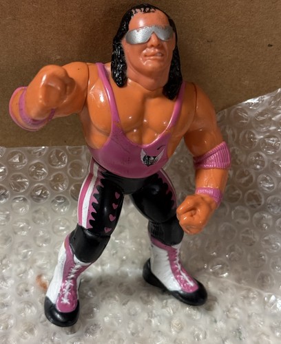 WWF Hasbro Bret Hart Action Figure Series 8 WWE 19...
