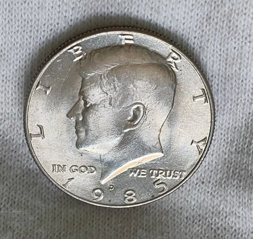 1985-D !!! Kennedy Half Dollar 50c !!!BRILLIANT UNCIRCULATED!!!~Free Shipping