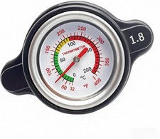 High Pressure Radiator Cap Cover for Honda, Yamaha, Suzuki 1.8 Bar Temp Gauge