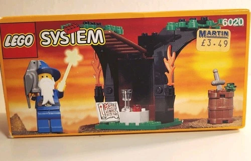 Lego Knights Castle 6020 Magic Shop Original Box Only. Good Condition 80s 90s Vintage