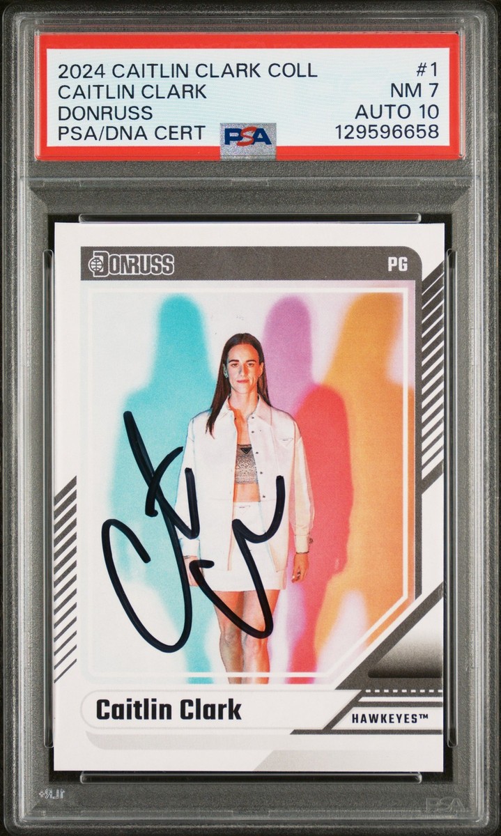2024 Panini Caitlin Clark Collection Donruss #1 Caitlin Clark PSA