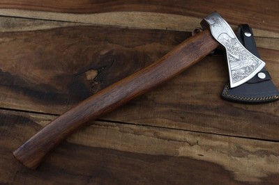 18.5''Hand Made carbon steel Blade Tomahawk/Viking axe W/L/S HB-1370