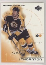 2001-02 Upper Deck Challenge for the Cup Joe Thornton #5 HOF k2t