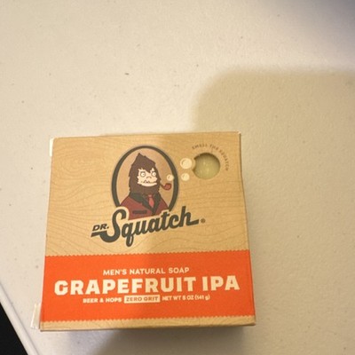 Dr. Squatch Grapefruit IPA Beer & Hops Men's Natural Soap Bar 5 oz