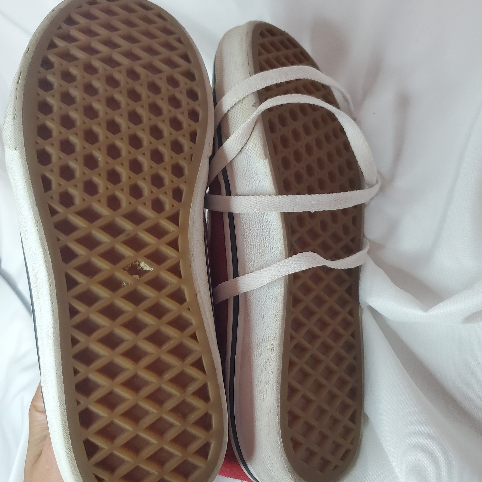 Vans Boys Filmore Hi Top 721356 Red Casual Shoes Sneakers Size 4 thumbnail 7