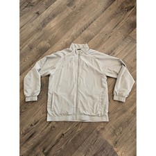 Nike Dri-FIT Gray Full Zip Lightweight Training Jacket Mens Large Track Athletic