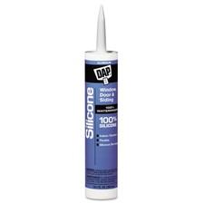 Dap 100 Silicone Sealant 10.1 Oz Clear Indoor Outdoor Flexible Waterproof Sea...