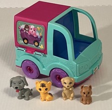 Crayola Scribble Scrubbie Pet Grooming Truck With 4 Misc Pets