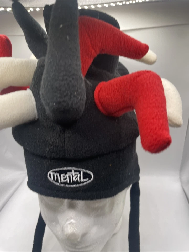 MENTAL GEAR Funky Polar Sombrero de Snowboard con CUERNOS - ¡JUVENTUD 3-7! Foto 3 de 4