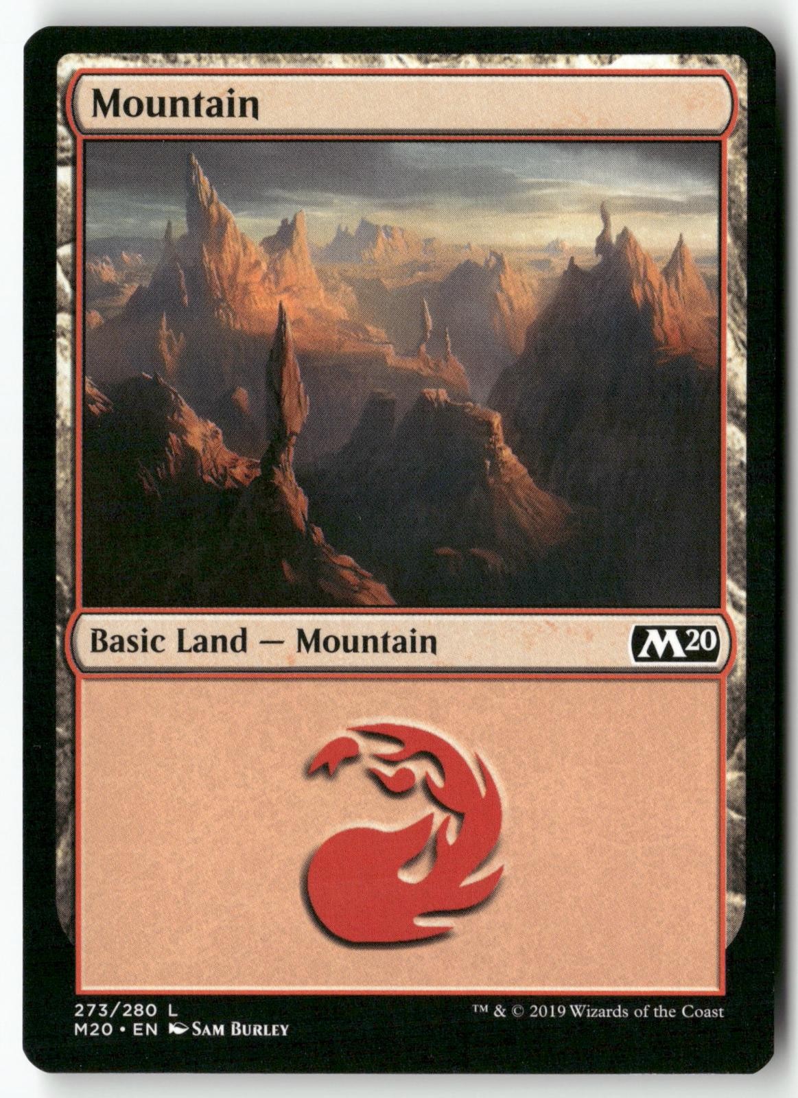 Mountain 273 M20 Core Set 2020 Land NM