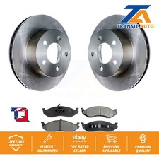 Front Brake Rotor & Ceramic Pad Kit For Jeep Wrangler Cherokee Grand Comanche TJ