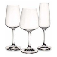 Villeroy & Boch Ovid GläSer Set 12 StüCk Rot Weiß Flute Kristall