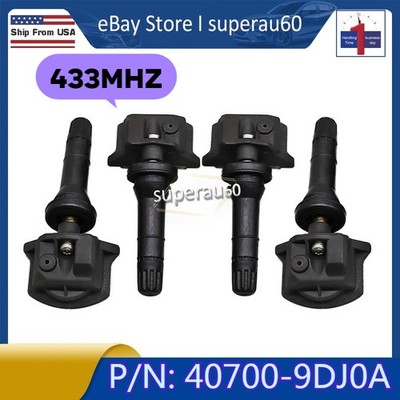 NEW 4x 433MHz Tire Pressure Sensors For Nissan Pathfinder Murano Maxima TPMS US