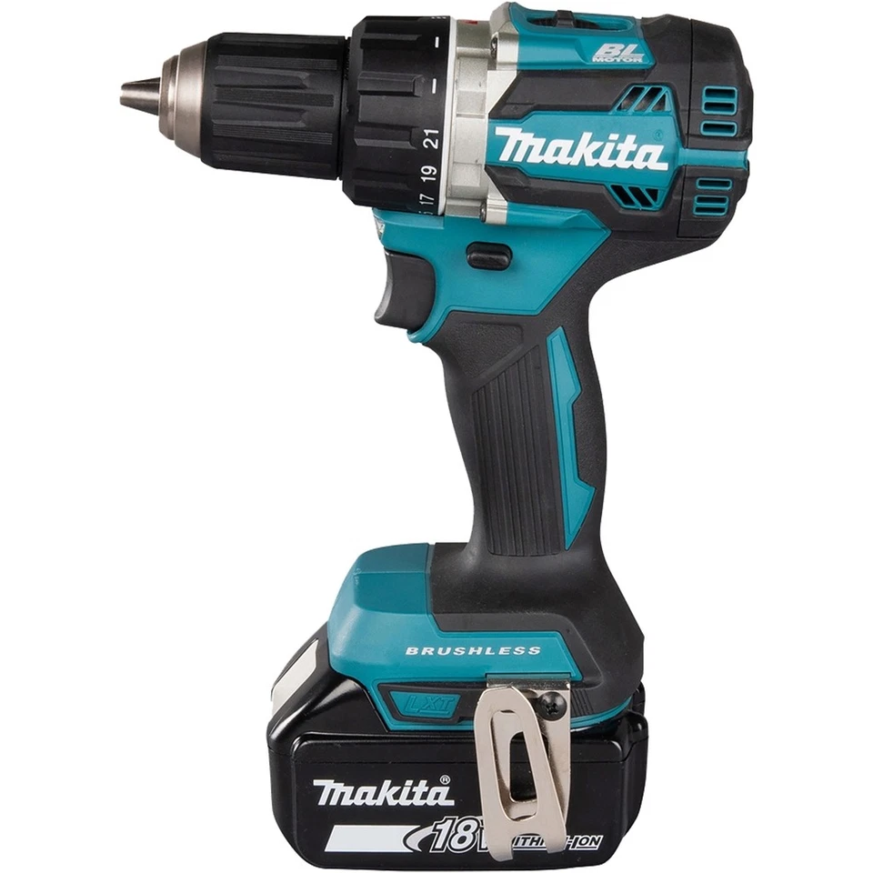 Makita Akku Bohrschrauber DDF484RT3J 3x 5,0 Ah Akkus Li-Ion + Ladegerät DC18RC - Bild 2 von 4