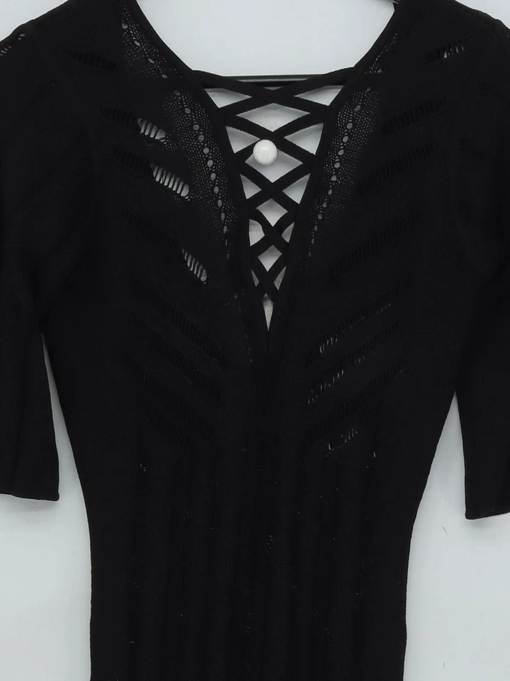 Maxi Vestido La Perla S en Negro Foto 3 de 4