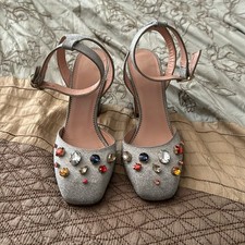 J. Crew  Harlow Ankle Strap Heels Size 6