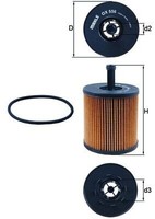 Mahle ÖLfilter Ox 556D FüR Vw