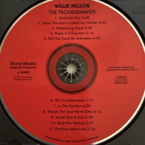 Troublemaker by Willie Nelson (CD, 2001) Uncloudy Day Precious Memories - Picture 3 of 4