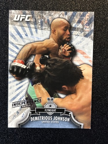 Demetrious Johnson [Independence Edition] #104 2012 Topps UFC Bloodlines card