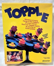 New Factory Sealed 1999 Topple Board Game Pressman Vtg Balance Game 9026 USA
