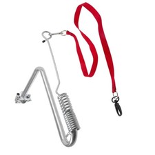 BARRE A RESSORT GUIDE CHIEN POUR VELO UNIVERSELLE AVEC LAISSE 92CM