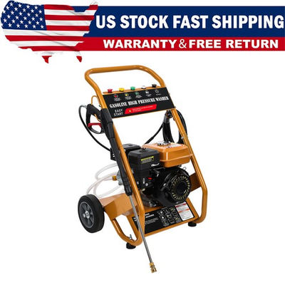 #ad 3950 PSI Gas Pressure Washer 5 Nozzles 0° 15° 25° 40° Quick Connect 3950 PSI $274.89