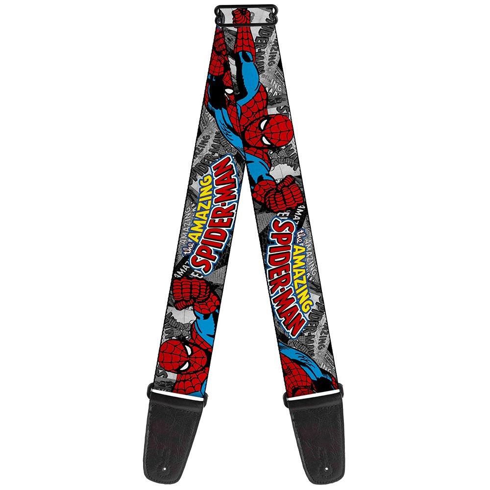Buckle-Down Guitar Strap - The Amazing Spider-Man - 2" Wide - 29-54" Length
