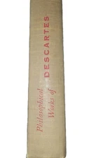 Vintage Philosophical Works Of Descartes Vol. 1, 1955 Printing Collectable 