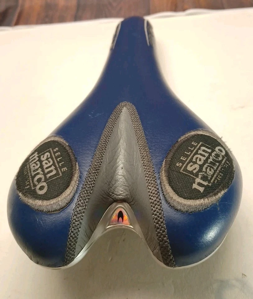 Selle San Marco Era Luxe Bike Saddle Blue Italy Bicycle Seat - Image 4 of 4