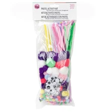 CousinDIY Jumbo Chenille Stems Craft Pack 300/PKG-Pastel - 5A002LST-1GNH5