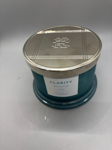 HomeWorx by Slatkin+Co. 14 oz CLARITY Eucalyptus & Sage Scented Candle - Picture 2 of 4