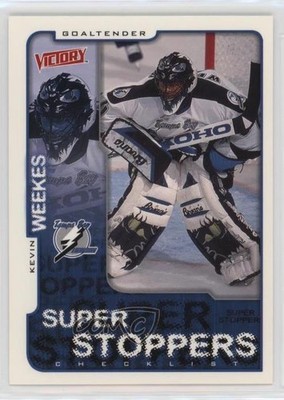 2001-02 Upper Deck Victory Super Stoppers Kevin Weekes #314 2cb